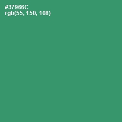 #37966C - Sea Green Color Image