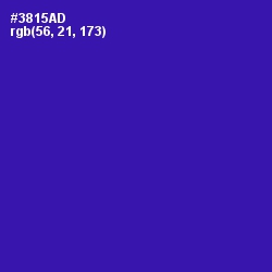 #3815AD - Blue Gem Color Image