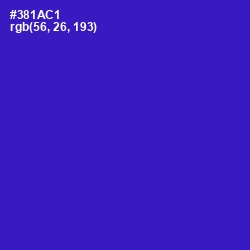 #381AC1 - Dark Blue Color Image