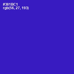 #381BC1 - Dark Blue Color Image