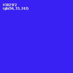 #3821F2 - Blue Color Image