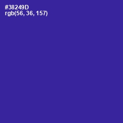#38249D - Jacksons Purple Color Image