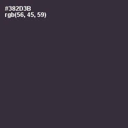#382D3B - Blackcurrant Color Image
