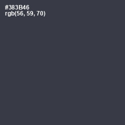 #383B46 - Ship Gray Color Image