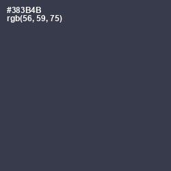 #383B4B - Ship Gray Color Image