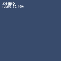 #384B6D - San Juan Color Image