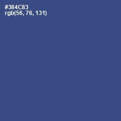 #384C83 - Chambray Color Image