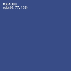 #384D88 - Chambray Color Image