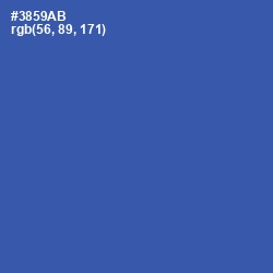 #3859AB - Azure Color Image
