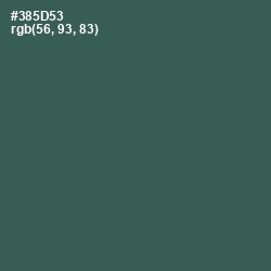 #385D53 - Mineral Green Color Image