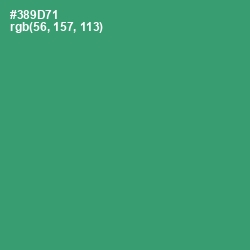 #389D71 - Sea Green Color Image