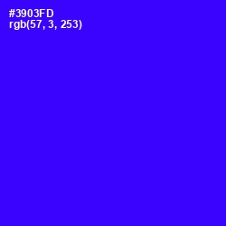 #3903FD - Blue Color Image