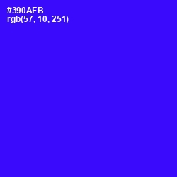 #390AFB - Blue Color Image