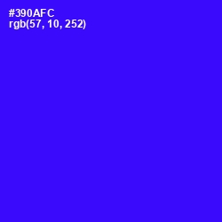 #390AFC - Blue Color Image