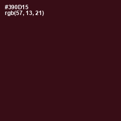 #390D15 - Aubergine Color Image