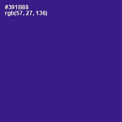 #391B88 - Blue Gem Color Image