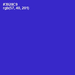 #3928C9 - Dark Blue Color Image