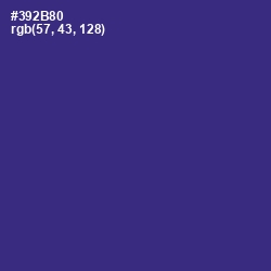 #392B80 - Bay of Many Color Image