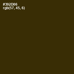 #392D06 - Brown Tumbleweed Color Image