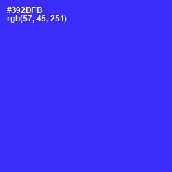 #392DFB - Blue Color Image