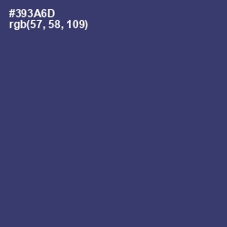 #393A6D - Jacarta Color Image