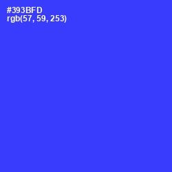 #393BFD - Blue Color Image