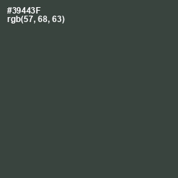 #39443F - Lunar Green Color Image