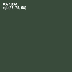 #394B3A - Lunar Green Color Image