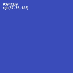#394CB9 - Cerulean Blue Color Image