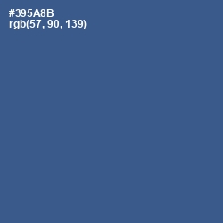 #395A8B - Chambray Color Image
