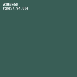 #395E56 - Mineral Green Color Image