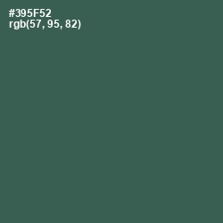 #395F52 - Mineral Green Color Image