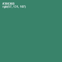 #39836B - Sea Green Color Image