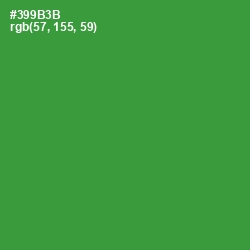 #399B3B - Forest Green Color Image