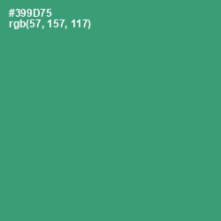 #399D75 - Sea Green Color Image