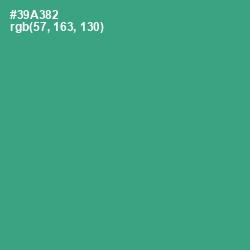 #39A382 - Jungle Green Color Image