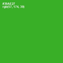 #39AE27 - Forest Green Color Image