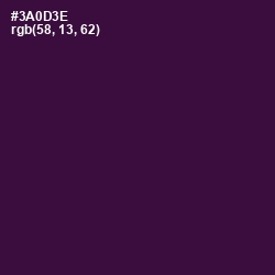 #3A0D3E - Mardi Gras Color Image