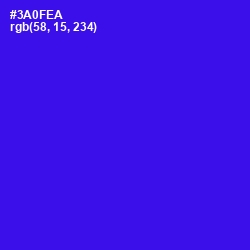 #3A0FEA - Blue Color Image
