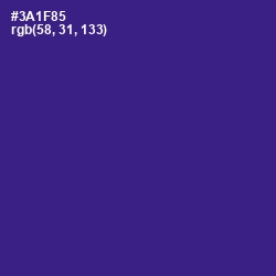 #3A1F85 - Blue Gem Color Image