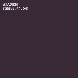 #3A2936 - Blackcurrant Color Image