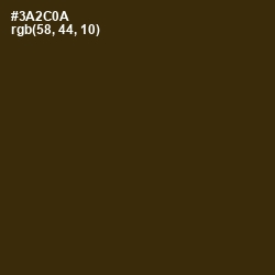 #3A2C0A - Brown Tumbleweed Color Image