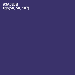 #3A326B - Jacarta Color Image