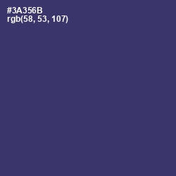 #3A356B - Jacarta Color Image