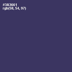 #3A3661 - Jacarta Color Image