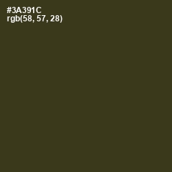 #3A391C - Camouflage Color Image