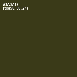 #3A3A18 - Camouflage Color Image