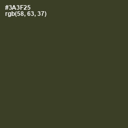 #3A3F25 - Birch Color Image