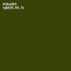 #3A4205 - Clover Color Image