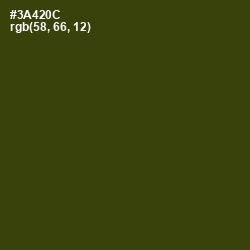 #3A420C - Clover Color Image